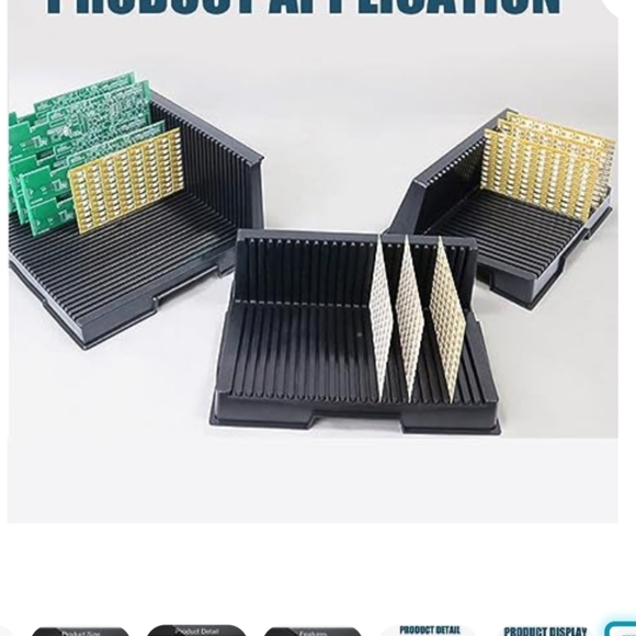 PCB tray ESD shelf storage turnover rack L tipe 25 slot (353) - Picture 7 of 8